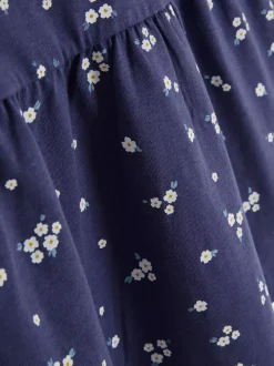 Dżersejowa sukienka bez rękawów ze wzorem tie-dye