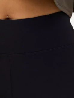 Dżersejowe legginsy z wysokim stanem