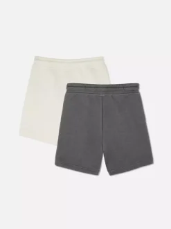 Dżersejowe szorty ściągane sznurkiem, 2 pary