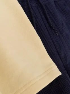 Dżersejowe szorty ściągane sznurkiem, 2 pary