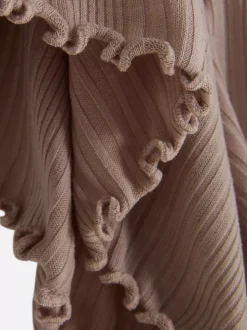 Dżersejowe szorty od piżamy z muszelkowym brzegiem