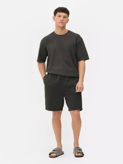 Dżersejowe szorty oversize ze stretchem