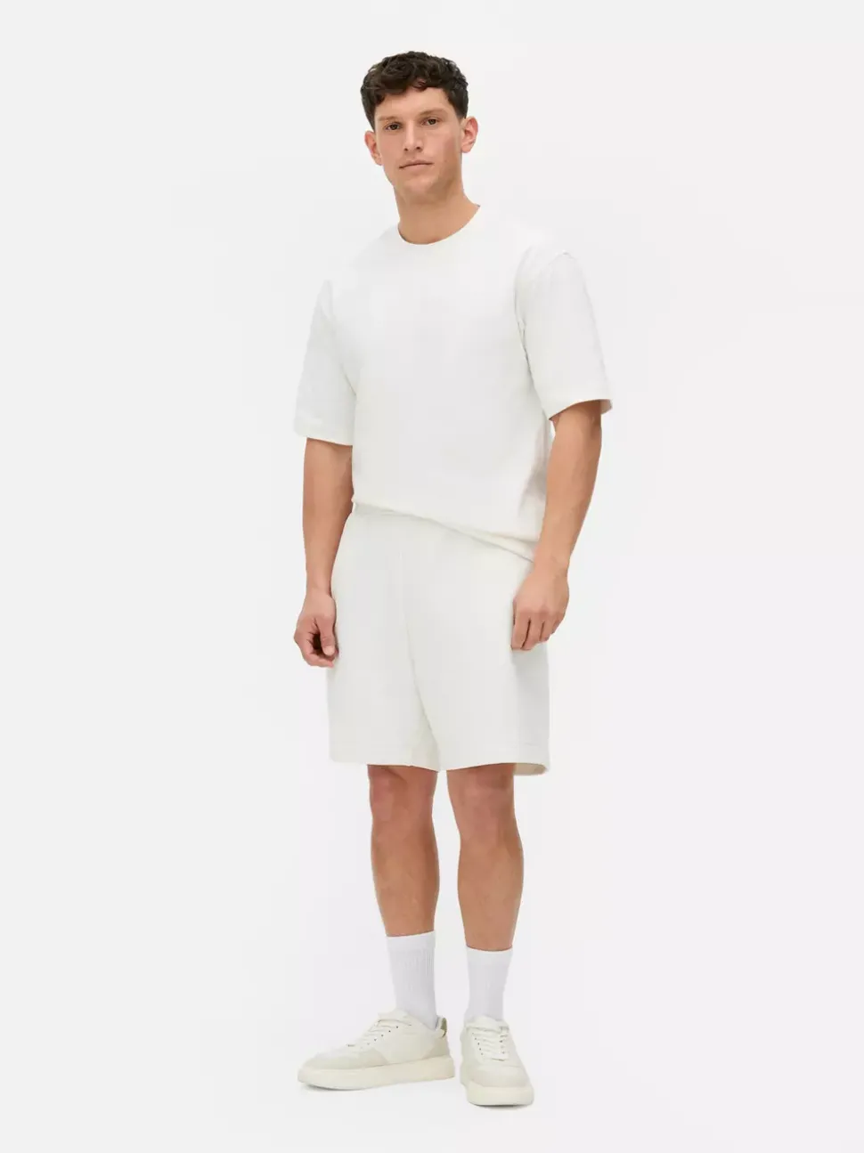 Dżersejowe szorty oversize ze stretchem