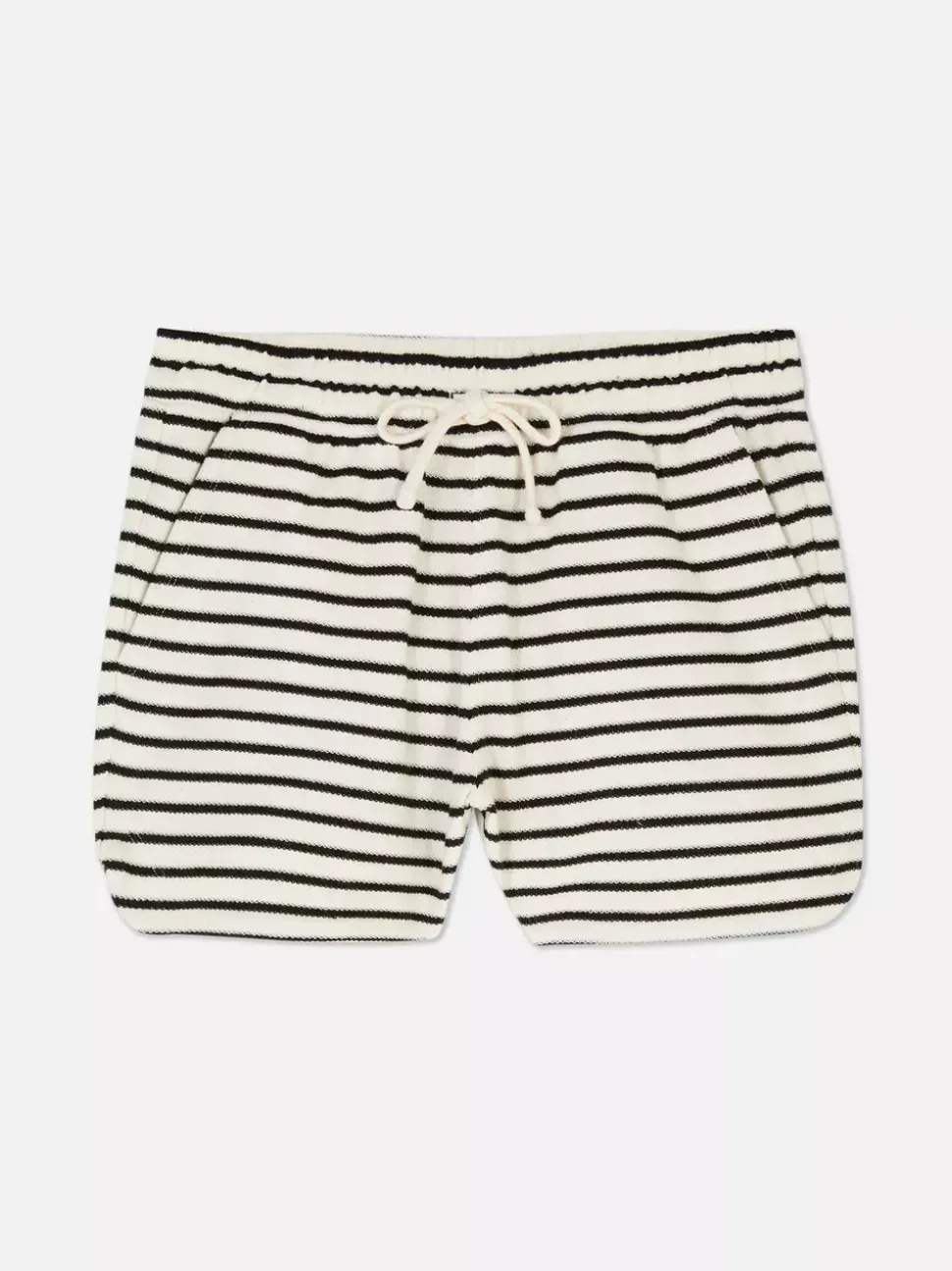 Dżersejowe szorty w paski