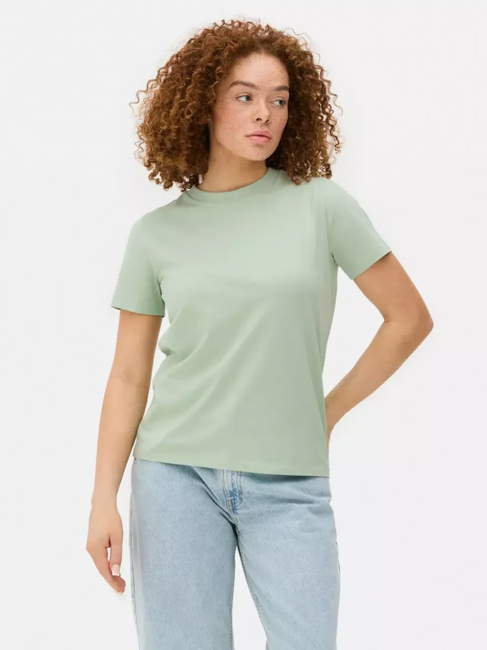 Dżersejowy niezbędny T-shirt z krótkim rękawem