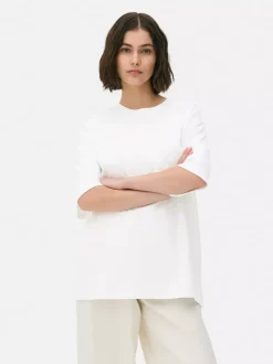 Dżersejowy T-shirt oversize Essential