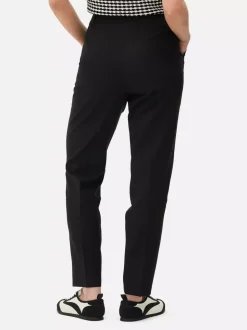 Dopasowane spodnie z wysokim stanem