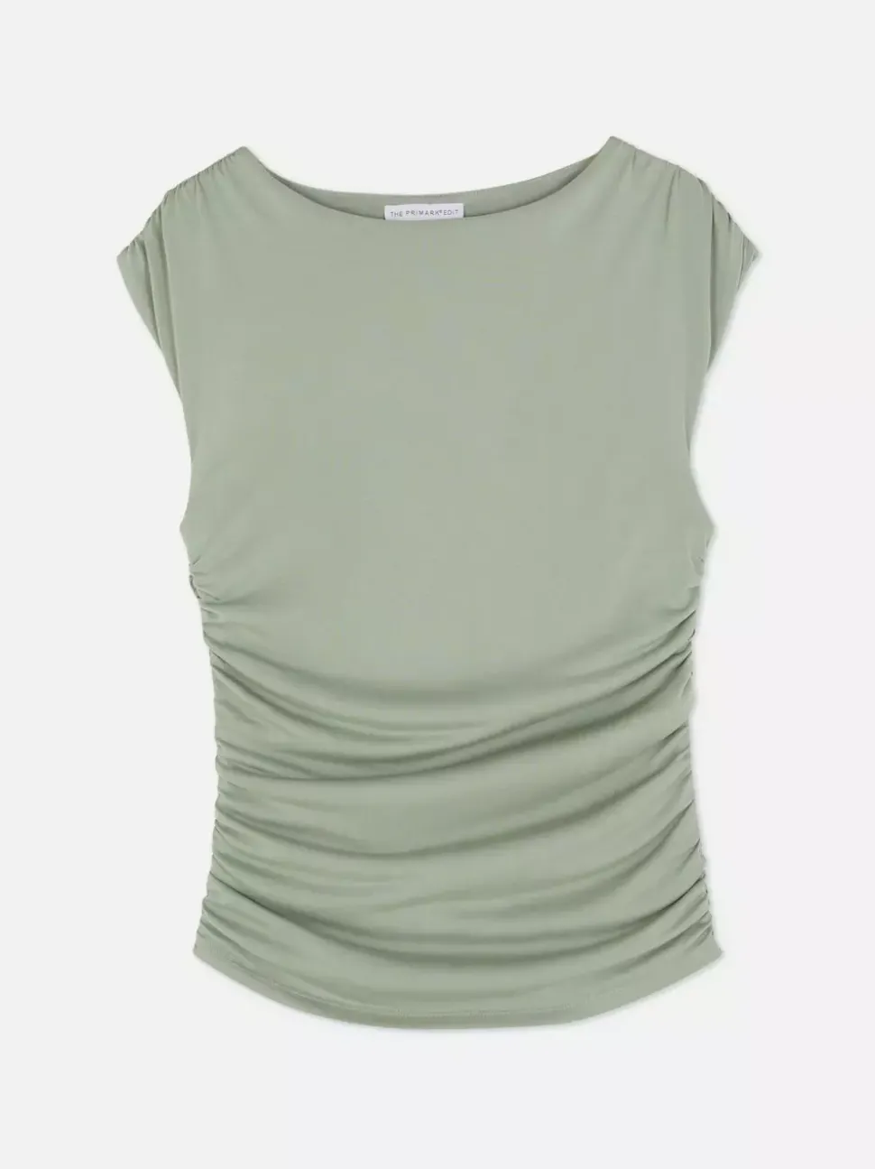 Drapowany top bez rękawów The Edit