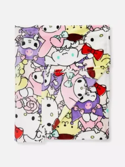 Duża polarowa narzuta z motywem Hello Kitty