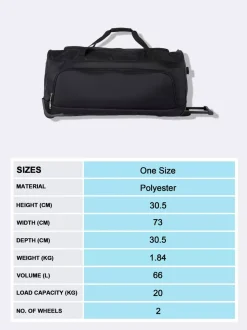 Duża torba podróżna z kółkami