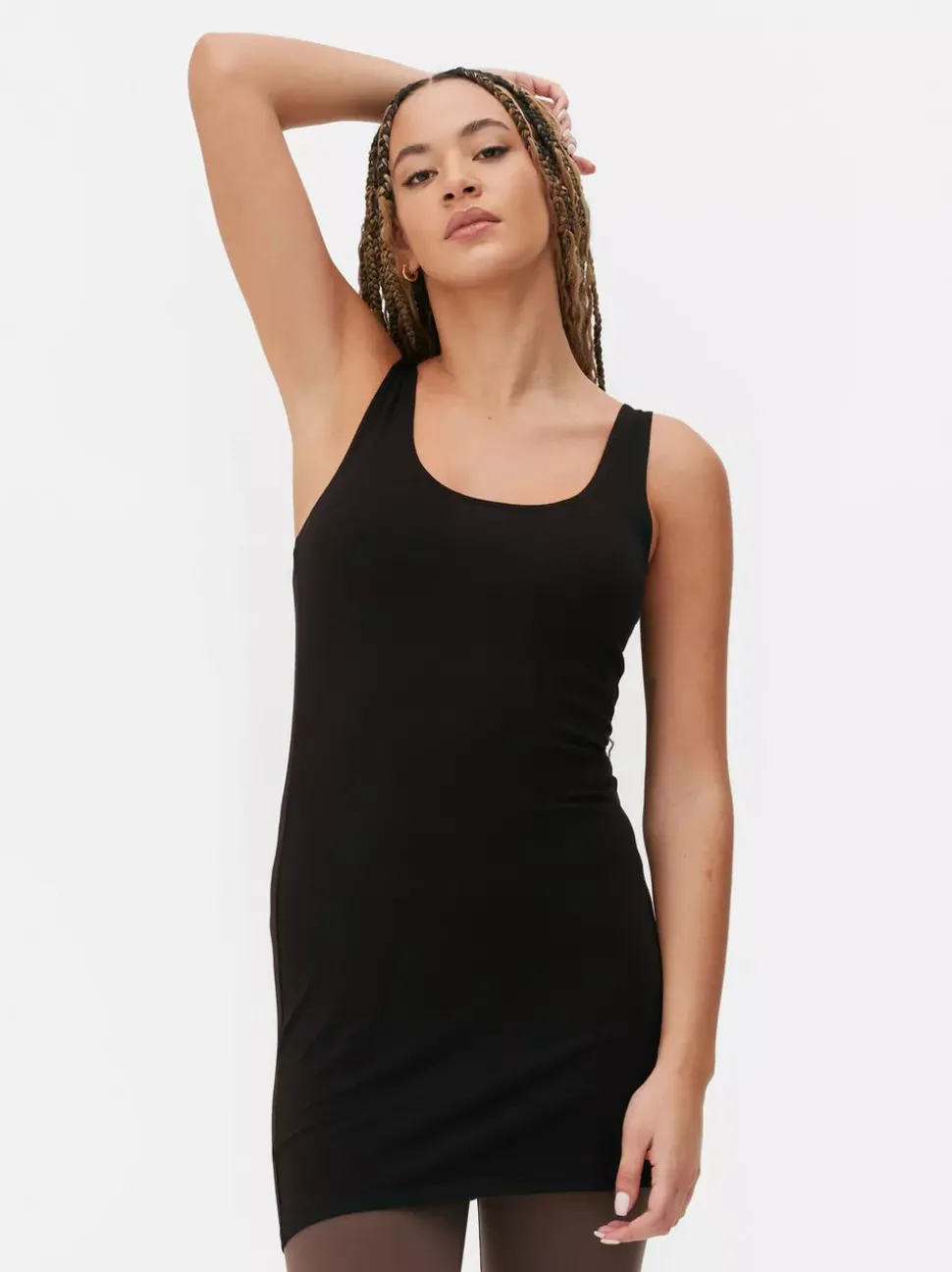 Długa koszulka bez rękawów