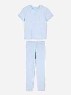 Długa piżama dżersejowa