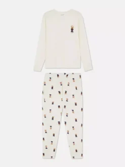 Długa piżama dżersejowa