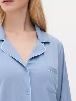 Długa piżama w stylu boyfriend