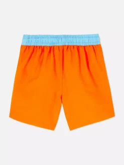 Dwukolorowe spodenki kąpielowe