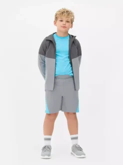 Dwukolorowe szorty na siłownię