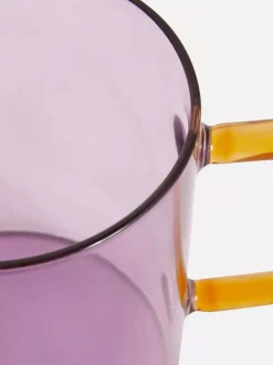 Dwukolorowy kubek ze szkła