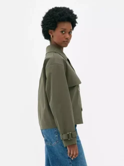 Dwurzędowa kurtka o pudełkowym kroju