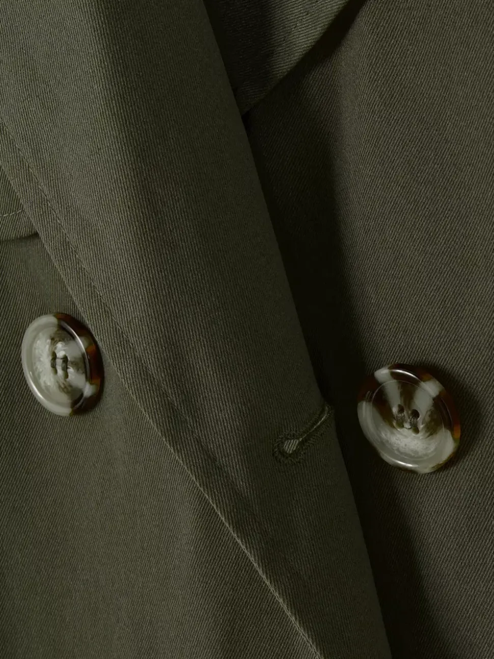 Dwurzędowa kurtka o pudełkowym kroju