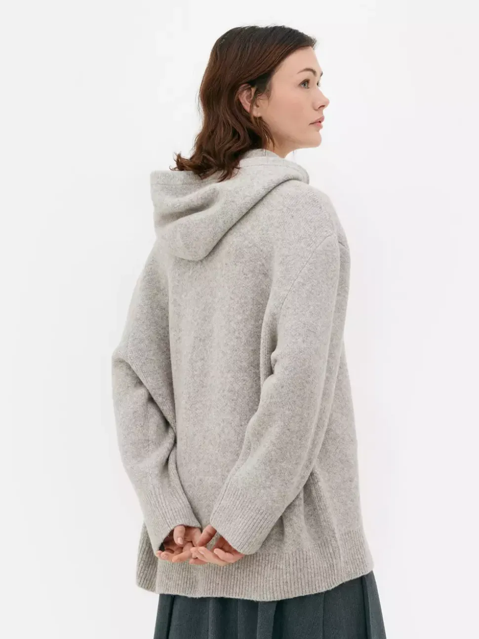 Dzianinowa bluza z kapturem Essential