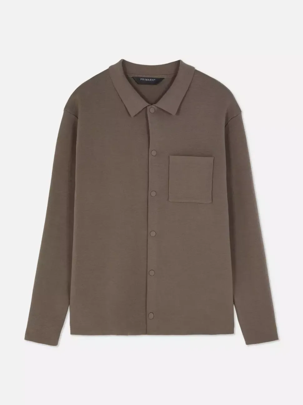 Dzianinowa koszula z zapięciem na zatrzaski