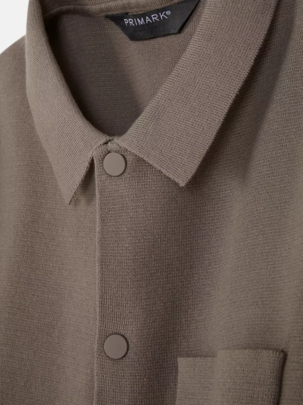 Dzianinowa koszula z zapięciem na zatrzaski