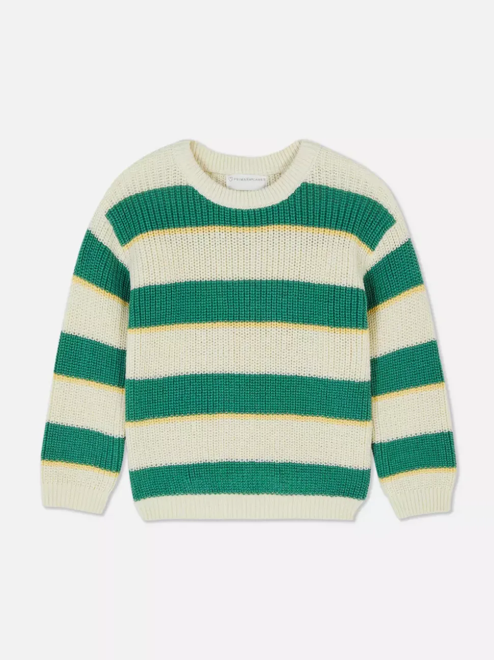 Dzianinowy sweter w paski