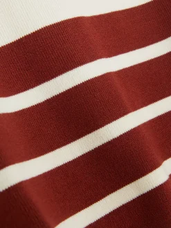 Dzianinowy top bez rękawów z okrągłym dekoltem