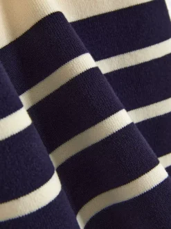 Dzianinowy top bez rękawów z okrągłym dekoltem