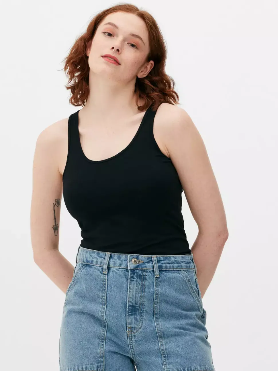 Elastyczna koszulka bez rękawów