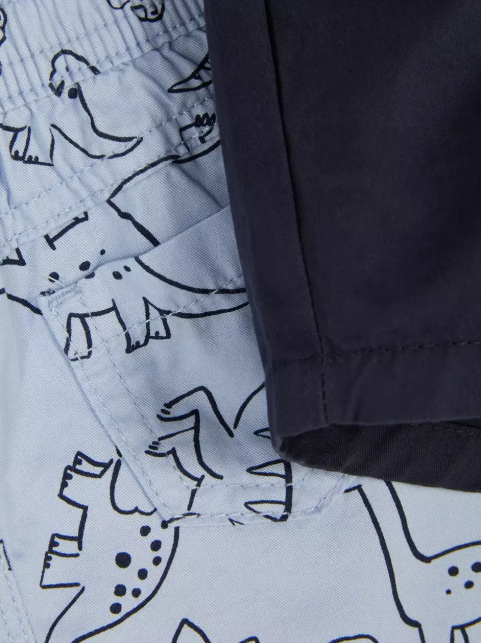 Elastyczne szorty ze sznurkiem w talii, 2 pary