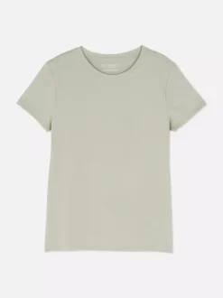 Elastyczny T-shirt z krótkim rękawem