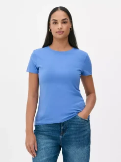 Elastyczny T-shirt z krótkim rękawem