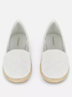 Espadryle z podeszwą z juty