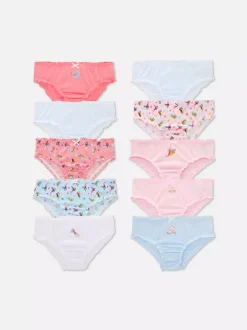 Figi z nadrukiem w syrenki, 10 szt.