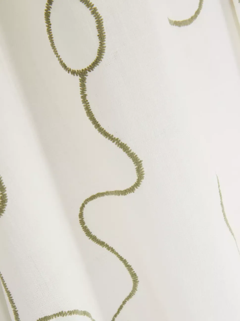 Flokowana koszula Kem z abstrakcyjnym wzorem