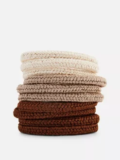 Grube elastyczne gumki do włosów, 10 szt.