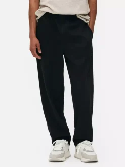 Grube spodnie dresowe Essential z prostą nogawką