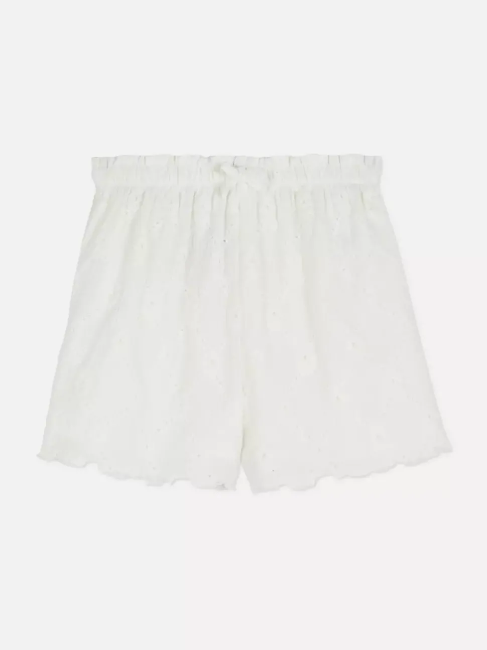 Haftowane szorty z dżerseju