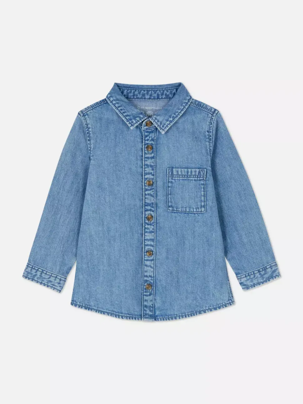 Jeansowa koszula z długim rękawem