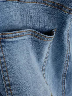 Jeansowa spódnica midi