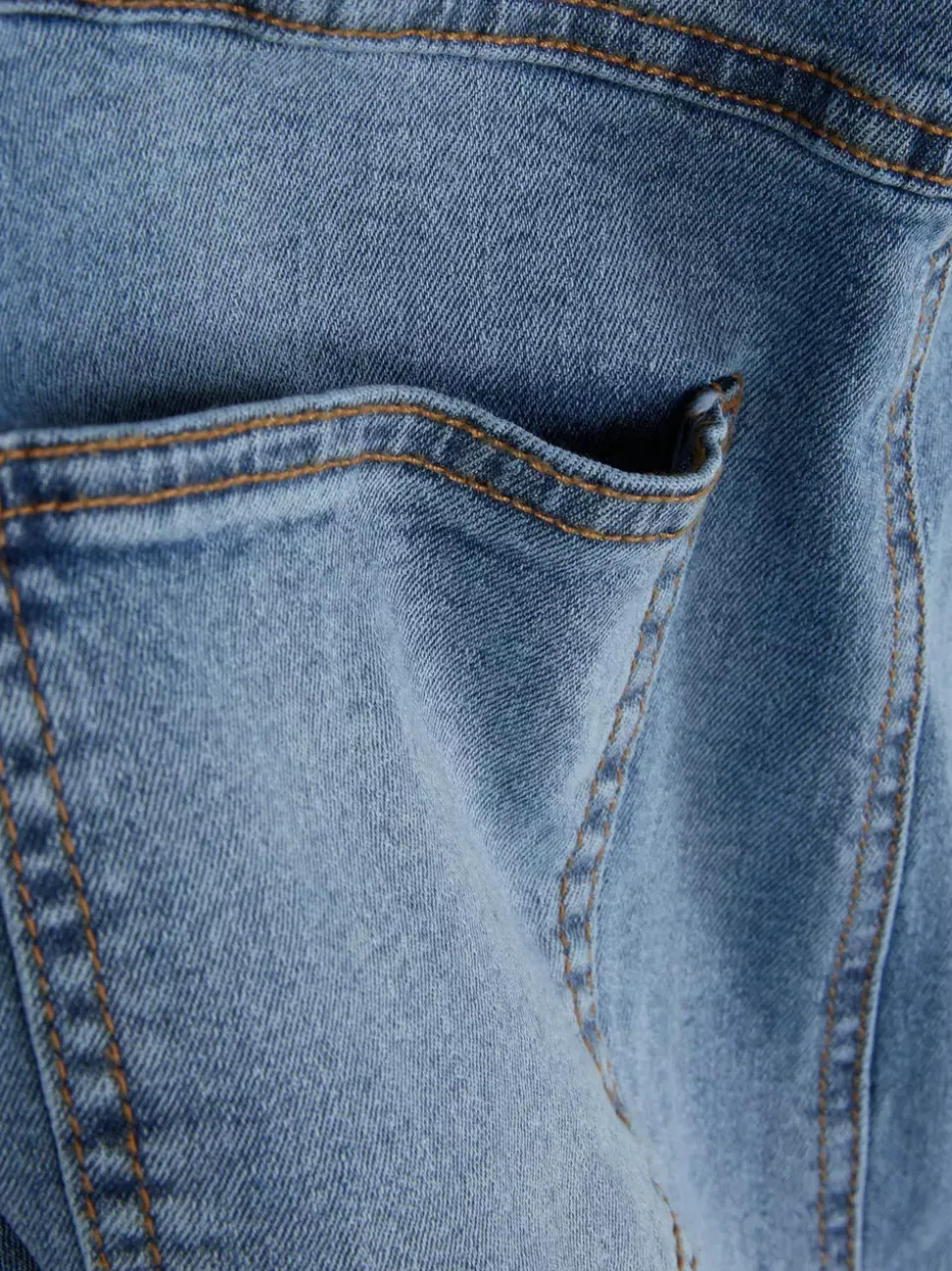 Jeansowa spódnica midi