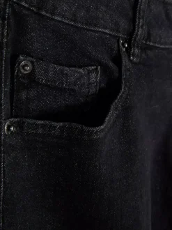 Jeansowa spódnica midi