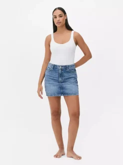 Jeansowa spódnica mini