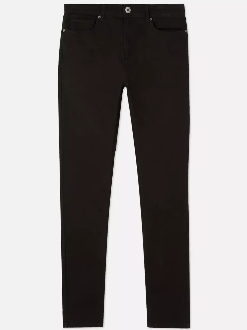 Jeansy skinny o splocie diagonalnym