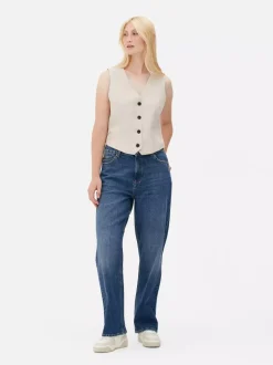 Jeansy z prostą nogawką