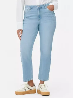 Jeansy z prostą nogawką o kroju slim I standard