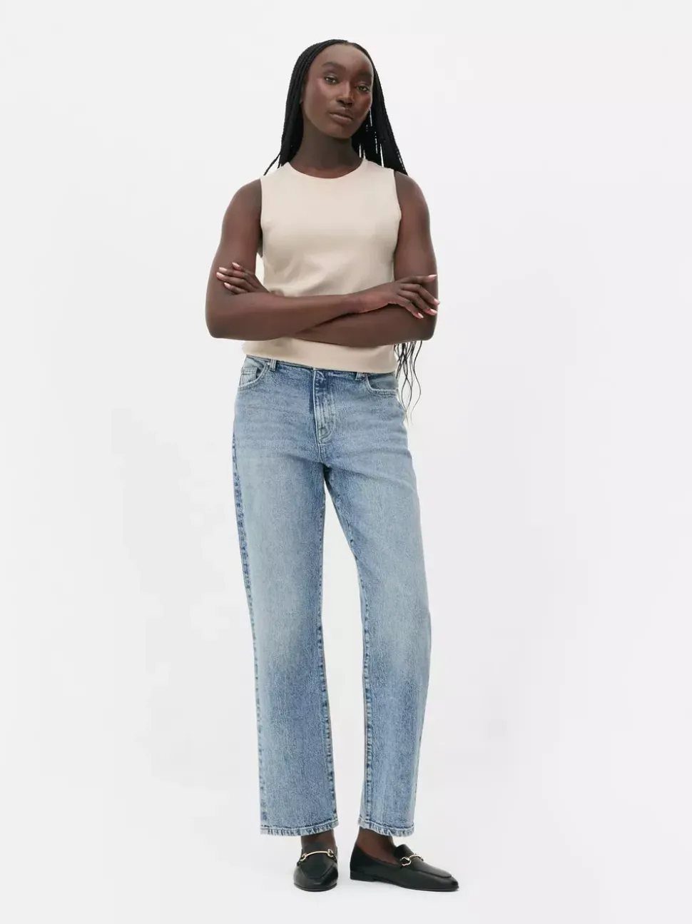 Jeansy z prostą nogawką The Edit