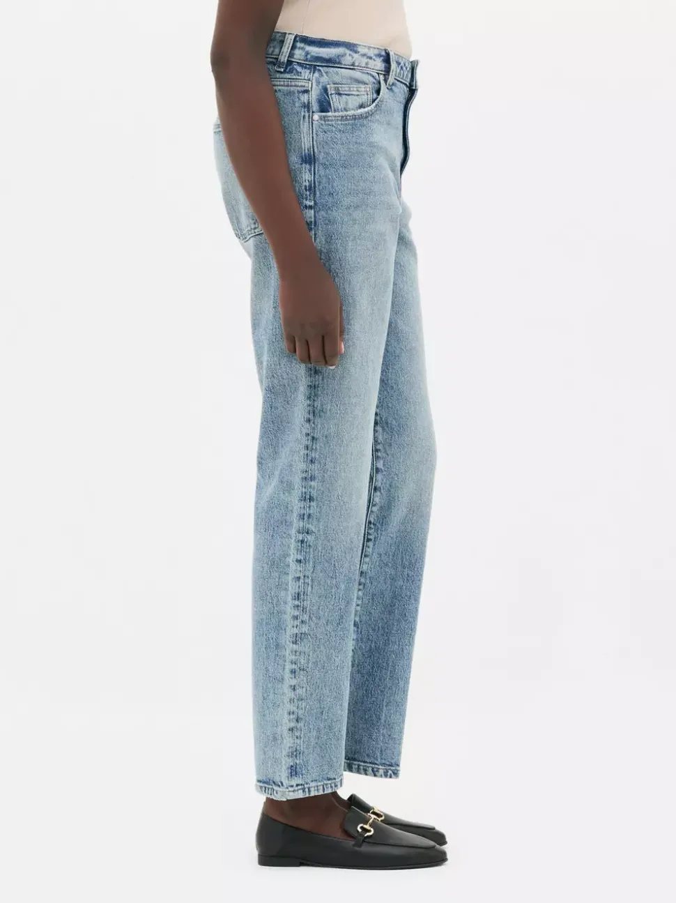 Jeansy z prostą nogawką The Edit