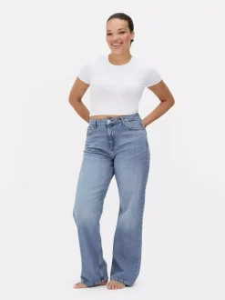 Jeansy z prostymi nogawkami | regularny krój